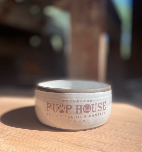 Artist Nonna Hall created limited-edition dog bowls as trophies for the Canine Fashion Show. It takes place at the Cochecton Pump House at 3 p.m. on Saturday, August 20.